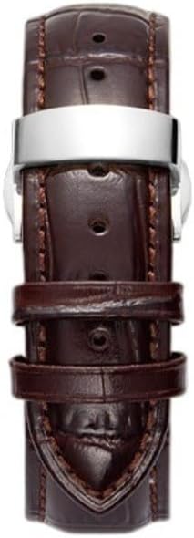 Genuine Leather Watch Strap For Longines Butterfly Clasp
