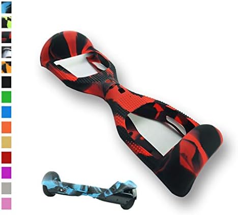 Unspecific Hoverboard Skins for 6.5 Inches 2 Wheels Self Balancing Scooter- Silicone Hoverboard Cover Cases- Scratch Protector