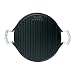 Algon AH108 - Plancha de cocina con doble cara, inoxidable, Redonda
