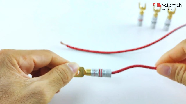 Connettori A Banana Nakamichi BFA Placcati Oro 24K - 4 Pezzi Per Altoparlanti HiFi, Cablatura Facile