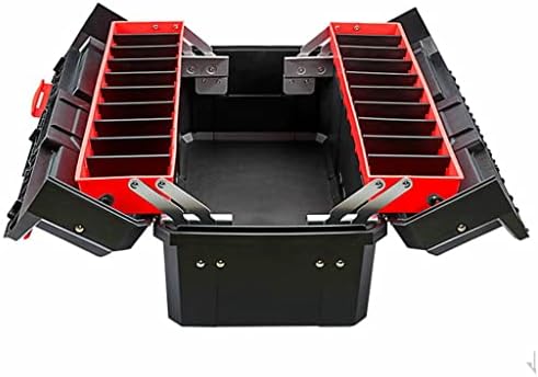 BKDFD Plastic Toolbox Hardware Storage case Home Multi-Function Car Repair Box Tool Container Case Large Electrician Tool Box (Color : White-Dinosaur Doodle4)