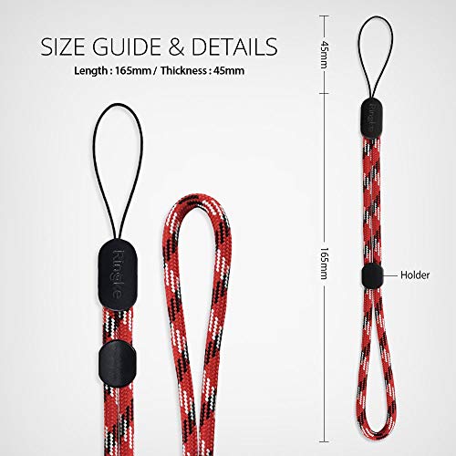 Ringke Lanyard Wrist Strap Compatible With Cellphone, Phone Cases, Keys, Cameras & Id Mp3 Quickcatch Adjustable String - Varsity Red (2 Pack) #TOP6