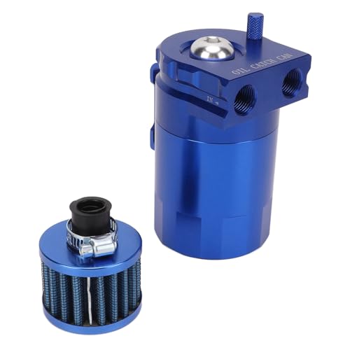 Yosoo Health Gear Bidon de Récupération d'huile, Séparateur d'huile à Air en Alliage 'aluminium 'une capacité de 400 Ml pour les Utilisateurs de et 'expédition (BLUE)