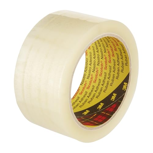 Scotch BP973 Pack de 6 Rouleaux de ruban Polypropylène classic 50 mm x 66 m Havane