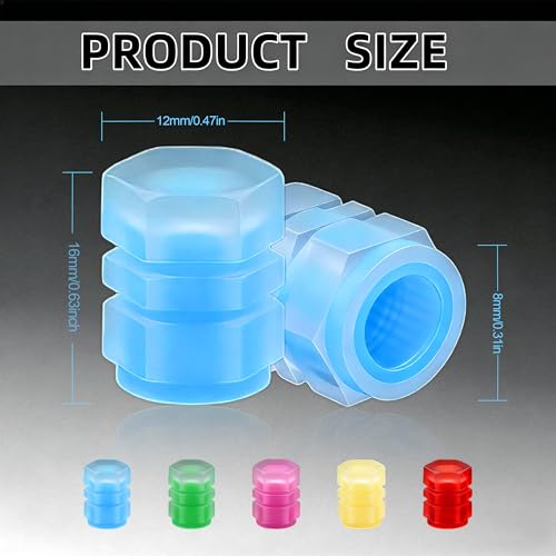 MUMUMAB Glow-in-the-Dark Valve Caps