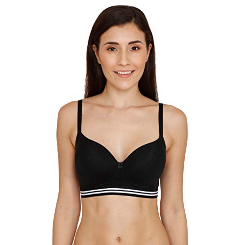 Image of Zivame Padded Non Wired 3 /4th Coverage T-Shirt Bra-Roebuck