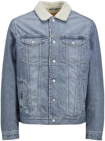 Jack & Jones Jean Ceket, Blue Denim, Erkek, S : Amazon.com.tr: Moda