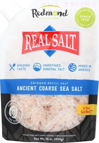 海外直送品Redmond RealSalt Coarse Grind Pouch, 16 OZ