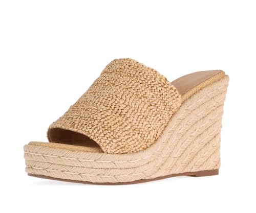 Image of VICKI.VICKI Women's Platform Sandals Wedge Ankle Strap Open Toe Sandals