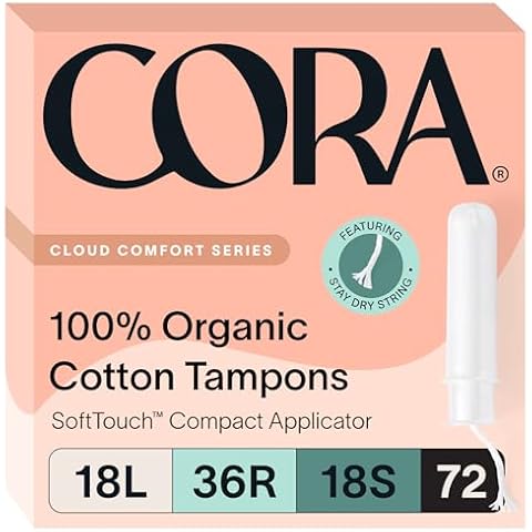 Cora Organic Applicator Tampons | 72 Count Cover