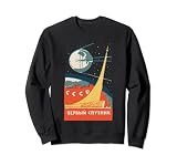 Sputnik URSS Vintage Poster product Communist URSS Space Sudadera
