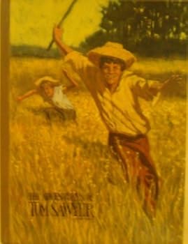 Hardcover The Adventures of Tom Sawyer by Mark Twain Complete and Unabridged Educator Classic Library Book