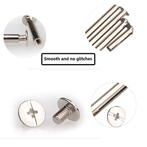image for Socell 120pcs Phillips Chicago Screw Binding Screws Posts Assortment K