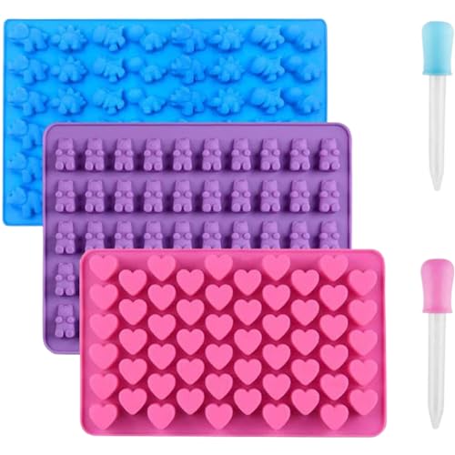 Moldes de silicona para snacks y chocolates 3 piezas miniatura 6