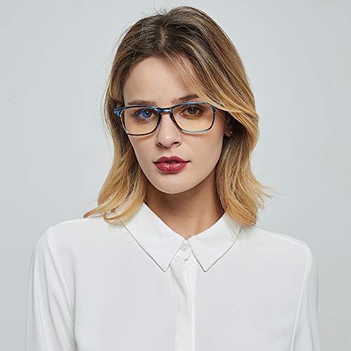 Joschoo Computer Reading Glasses Blue Light Blocking Readers Men And Women Glasses Of Reading (Blue Stripe, 2.0) #TOP2