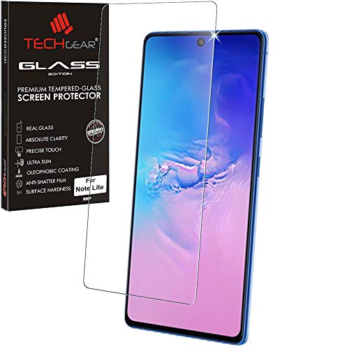 TECHGEAR Protection Écran en Verre Trempé Compatible avec Samsung Galaxy S10 Lite, Protecteur d'Écran Original en Verre Trempé [2.5D Bord Arrondi] [Dureté...
