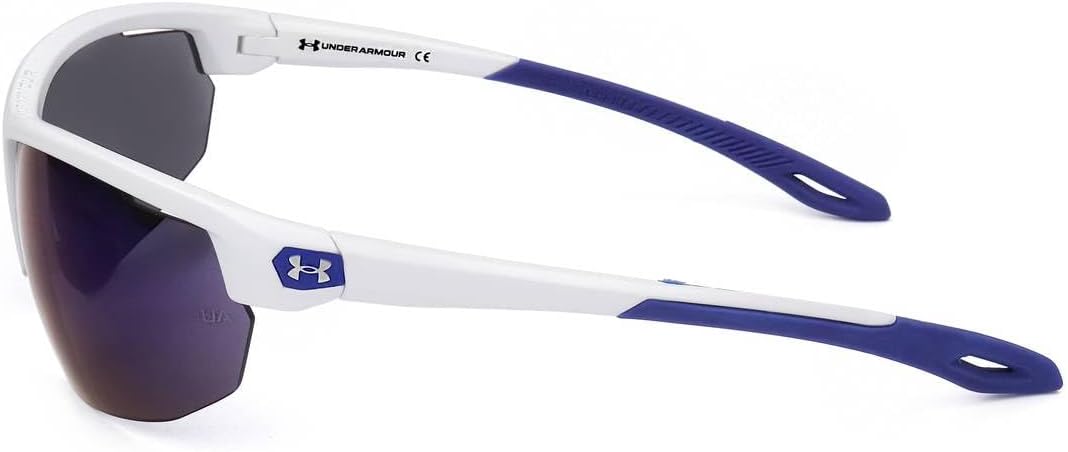 Under Armour Men's UA 0002/G/S Special Shape Sunglasses, White Blue/Blue Multi, 71mm, 9mm