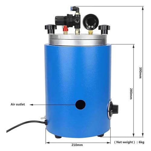 Inyector de cera ajustable de 30 a 110 ℃ para maquetación precisa de joyas 4