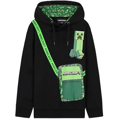 Minecraft Boys Hoodie - Creeper Design Cover