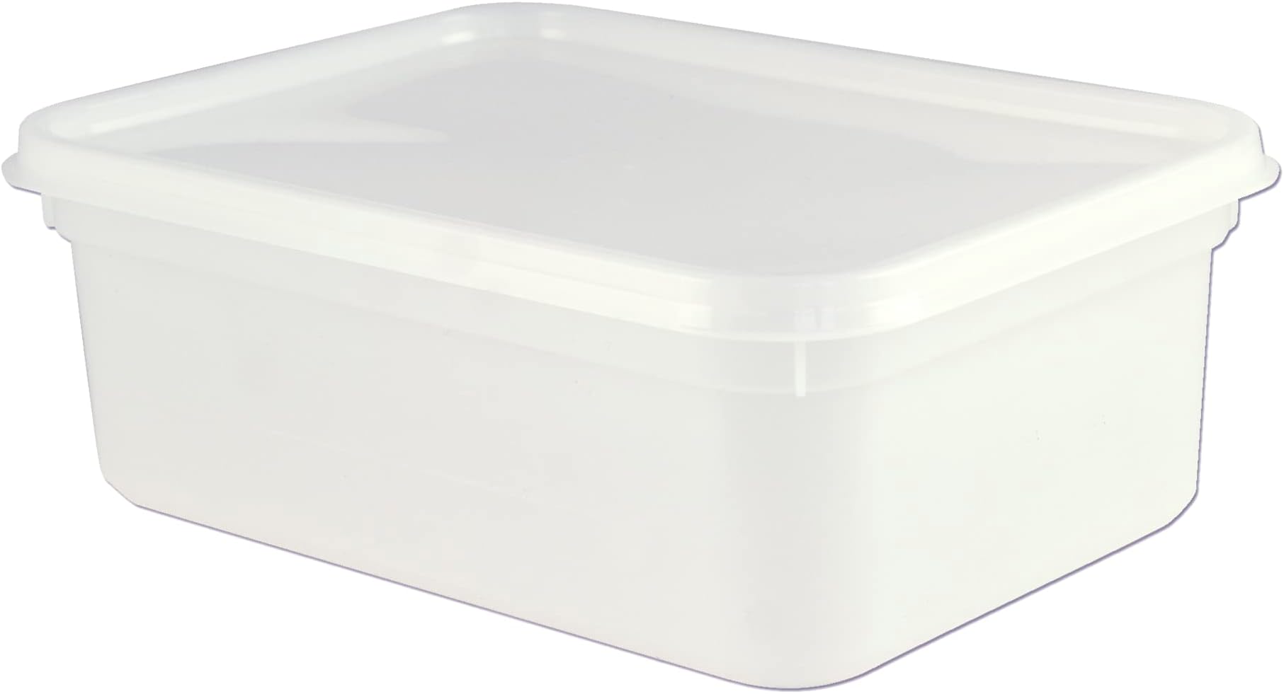 2 Litre Rectangular Ice Cream/Salad Container (40)