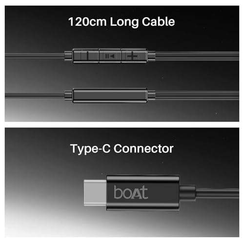 Image of Boat Bassheads 90C Earphone (Black)