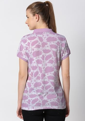 Image of Wear Your Opinion Women's All Over Printed Polo Collar Neck T-Shirt