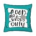 Taie Coussin Citations De Motivation Sarcelle Housse d'oreiller Doux Housse De Coussin Souple Taie D Oreiller pour Lit, Chaise, Maison, 45X45Cm