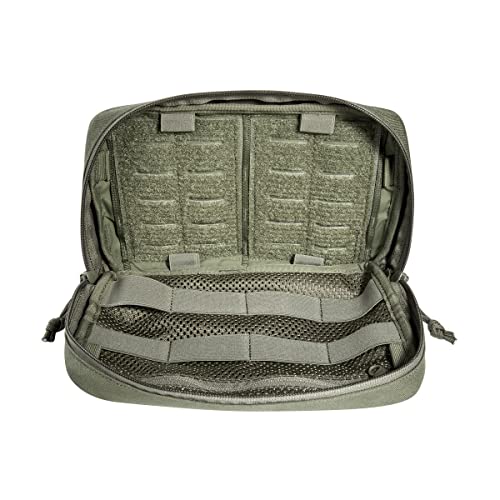 Tasmanian Tiger TT Tac Pouch 8.1 Hip Taktische Ausrüstungs-Tasche mit Molle-System und abnehmbarem Hüftgurt, Umhänge-Tasche, Hüft-Tasche, Rucksack Zusatz-Tasche - Schwarz