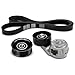 A-Premium Engine Serpentine Belt Drive Kit Compatible with Ford, Lincoln & Mercury Cars - Crown Victoria 2000-2002, Town Car 2000-2002, Grand Marquis 2000-2002 - 4.6L