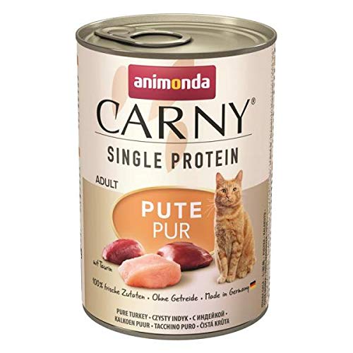 Animonda Cat Dose Carny Adult Single Protein Pute pur 400g (Menge: 6 je Bestelleinheit)