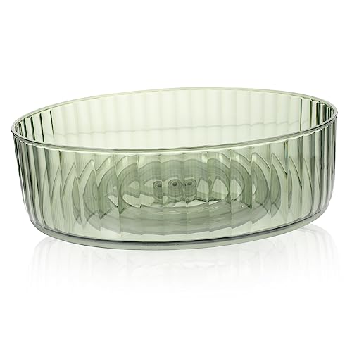 BESTonZON Organizer Rotante Per Spezie e Accessori Da Cucina Vassoio Girevole Multifunzionale Per Frutta Snack e Bottiglie Di Spezie Compatte e Design Pratico Rotazione Per Accesso Facile e