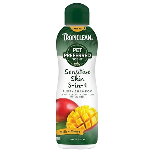 TropiClean, Pet Preferred Mellow Mango Sensitive Puppy Shampoo for Dogs