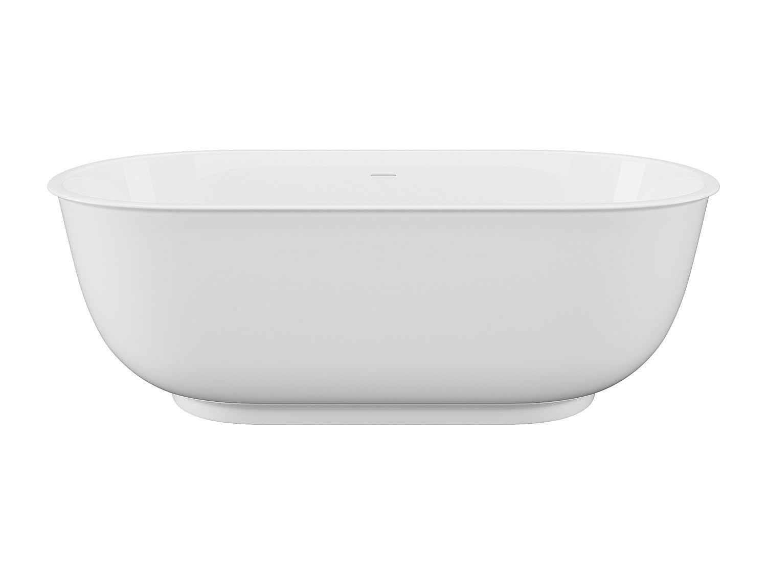 Vente-unique - Vasca da bagno freestanding 1 posto Boglieta - acrilico - bianco