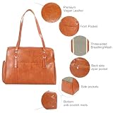 Lasaviin Hundetragetasche, modische Leder-Haustier-Tragetasche mit Taschen, von Fluggesellschaften zugelassen, weiche Seiten, für Welpen, Katzen, Hunde, Braun