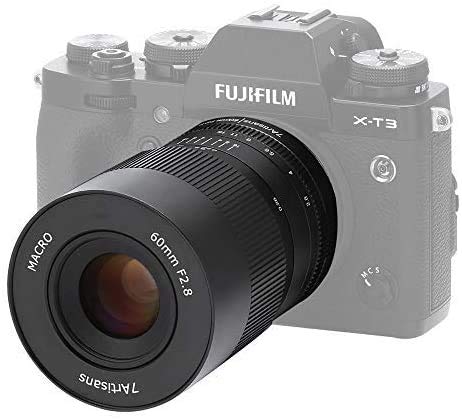 Amazon | 7artisans 60mm F2.8マクロAPS-Cマニュアルフォーカスレンズ