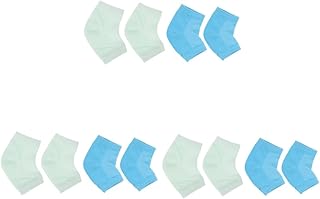 Beaupretty 6 Pares De Meias De Salto De Gel Protetor De Calcanhar De Silicone Meias De Fascite Plantar Meias De Calcanhar Rachado De Silicone Anti-Rachaduras Meias De Loção Para Pés Meias