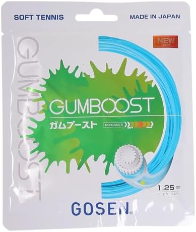 Gosen GUMBOOST SSGB11JB FF Soft Tennis Gum Boost, Suitable Tension: 25 - 35 lbs, String Performance: Durable, 6, Soft, 8, Rebound, 10, Spin Drive, 8 (Compared to our company), Jupiter Blue image 3