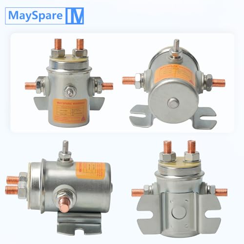 Relé Solenoide de 5 Terminales 12V Compatible con Prestolite Ramsey Warn Motor para Carro de Golf miniatura 3