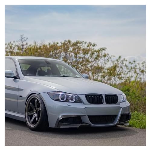 Becquets avant style carbone pour BMW Série 3 E90 E91 break et berline