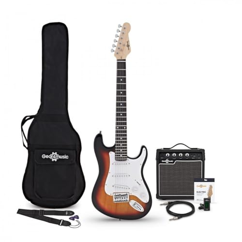 Gear4music Set de guitarra eléctrica para principiantes con amplificador para niños de 9 a 12 años