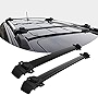 PARTOL Journey Crossbars Roof Rack for Dodge Journey 2009-2022 with Factory Side Rails, Aluminum Roof Rail Cross Bar Cargo Bar Luggage Carrier for Canoe Kayak Bike