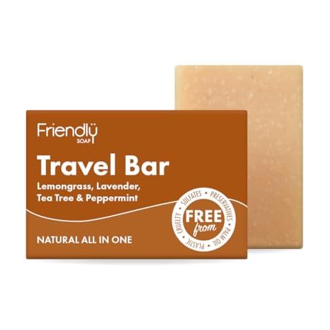 Friendly Soap Travel Bar with Essential Oils Cover