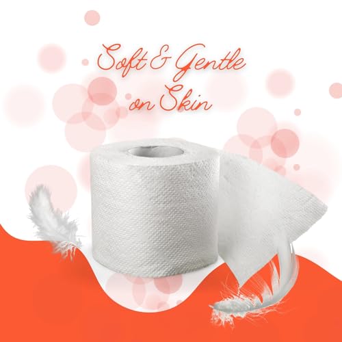 Image of Liora Toilet Paper Roll 10 in 1 3Ply, Total 10 Rolls, Soft tissues | Easy to use | All types of dispenser compatible
