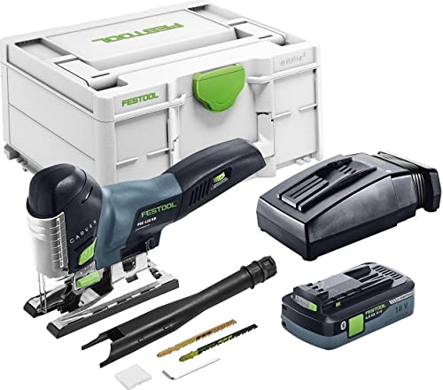 Festool Scie sauteuse sans fil festool carvex psc 420 ebi-plus - avec batterie 18v 4.0 ah et chargeur - 576525