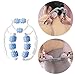 Vaveren Massage Roller for Legs Massage Tool 15 Wheels Exercise Foam Roller Handheld for Gym Fitness Thigh Calf Legs Arm Bodybuilding, Blue