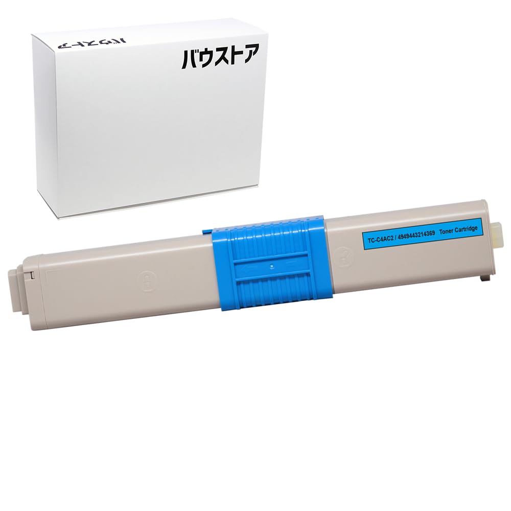 Amazon.co.jp: バウストア OKI TC-C4AC2 シアン 互換トナー