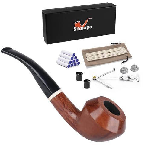 Sivaopa Rosewood Tobacco Pipe Set – Handmade...