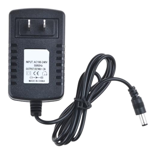 Acdctek 10V 2A AC/DC Adapter Charger Power Supply Cord Plug tip Size 5.5mm/2.5mm Center+