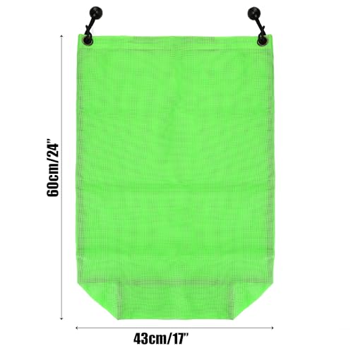 Image of BuleVina UTV ATV Trash Bag Sack - Portable Mesh Garbage Tote for Off-Road, Beach, Pickup - Universal Compatible with SUV - Reusable, Tear-Resistant Storage Cart