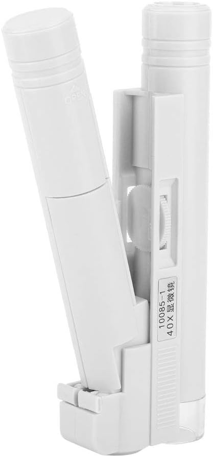 40X LED Magnifier for Smartphone, Portable Digital Microscope with Universal Compatibility